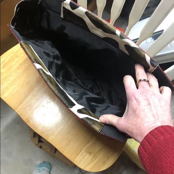 Miche shell for larger bag! Brown, white and red. Authentic Miche - Picture 5 of 5